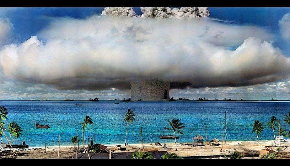 Atolón Bikini Explosión Nuclear