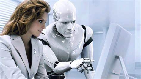 Robot y humano